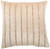 Glam Blush Pink and Gold Beaded Accent Throw Pillow