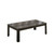 Black Grey Marble-Look Top Table Set - 3Pcs Set