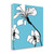 Flowers In Blue 1 Wrapped Canvas Print Living Room Wall Art