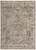 2' X 3' Blue Tan And Red Oriental Distressed Area Rug With Fringe