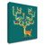 Antler City Wrapped Canvas Print Wall Art