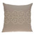20" x 7" x 20" Stunning Transitional Tan Cotton Pillow Cover With Poly Insert