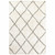 2' X 3' Ivory And Gray Geometric Lattice Scatter Rug