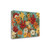 Bright Expressive Garden 4 Wrapped Canvas Print Living Room Wall Art