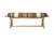 59" Beige Brown and Natural Upholstered Jute Striped Bench