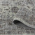 5' X 8' Grey Oriental Area Rug