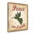 Peace On Earth 12 Wrapped Canvas Print Living Room Wall Art