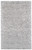 2' X 3' Gray And Silver Abstract Tufted Handmade Area Rug