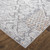 9' X 12' Ivory And Gray Geometric Power Loom Distressed Stain Resistant Area Rug