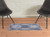 Homeroots Home Decor 2 X 3 Inch Abstract Stain Resistant Area Rug, Blue Gray and Taupe