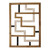 Modern Maze Natural White and Black Wood Panel Wall Art