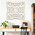 24" Rustic Ivory Hand Carved Floral Scroll Wall Decor