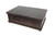 40" Brown Solid Wood Distressed Lift Top Coffee Table