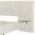Light Gray Tufted Velvet Upholstered Lighted Full Bed Frame