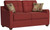 59" Dark Brown Loveseat