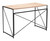 Light Natural Wood and Black Table Desk