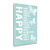 Happy Things 2 Wrapped Canvas Print Living Room Wall Art