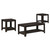 Cappuccino Table Set 3Pcs Set