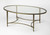 Golden Oval Coffee Table