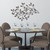 Distressed Metal Blowing Leaves Wall Decor