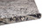8' Gray and Ivory Abstract Runner Rug Polypropylene