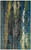 7' X 10' Blue Green And Taupe Stain Resistant Area Rug