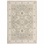2' X 3' Beige and Ivory Oriental Power Loom Area Rug