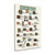 Dog Alphabet Wrapped Canvas Print Living Room Wall Art