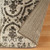 4' X 6' Ivory Brown And Gray Damask Distressed Area Rug