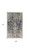 2' X 4' Blue And Beige Abstract Power Loom Distressed Non Skid Area Rug