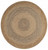 Two Toned Natural Jute Area Rug