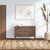 8' Beige And Brown Damask Distressed Runner Rug Polypropylene