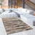 2' X 6' Beige Rustic Strokes Area Rug