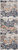 8' Blue Gray And Ivory Abstract Stain Resistant Runner Rug
