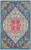 2’ x 3’ Blue and Pink Medallion Scatter Rug