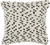 Black Dotted Throw Pillow