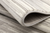 3' X 5' Black And Gray Striped Area Rug