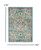2' X 3' Ivory And Blue Oriental Distressed Area Rug