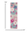 2’ x 8’ Gray and Pink Tropical Flower Runner Rug - 4512822821337
