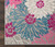 8' Gray And Pink Floral Runner Rug
