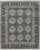 10' X 13' Blue Gray And Taupe Wool Floral Hand Knotted Stain Resistant Area Rug