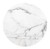 Designer's Choice White Faux Marble and Gold End Table