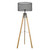 Capprice 1-Light Matte Black Floor Lamp