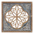 Distressed Blue Enamel Metal and Wood Framed Wall Art