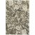 4’x6’ Gray and Ivory Abstract Spatter Area Rug
