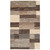 3' X 5' Beige Slate Gray And Brown Patchwork Area Rug