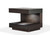 16" Brown Oak Veneer Nightstand