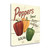 Sweet Peppers 6X6 Wrapped Canvas Print Living Room Wall Art