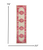 8' Ivory And Fuchsia Oriental Distressed Runner Rug