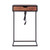 Modern Dark Wood End or Side Table with USB and Drawer